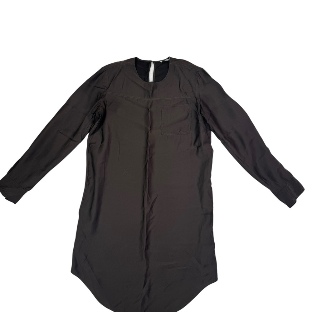 James Perse Black Long Sleeve‎ Shirt Dress Size 3 (L)